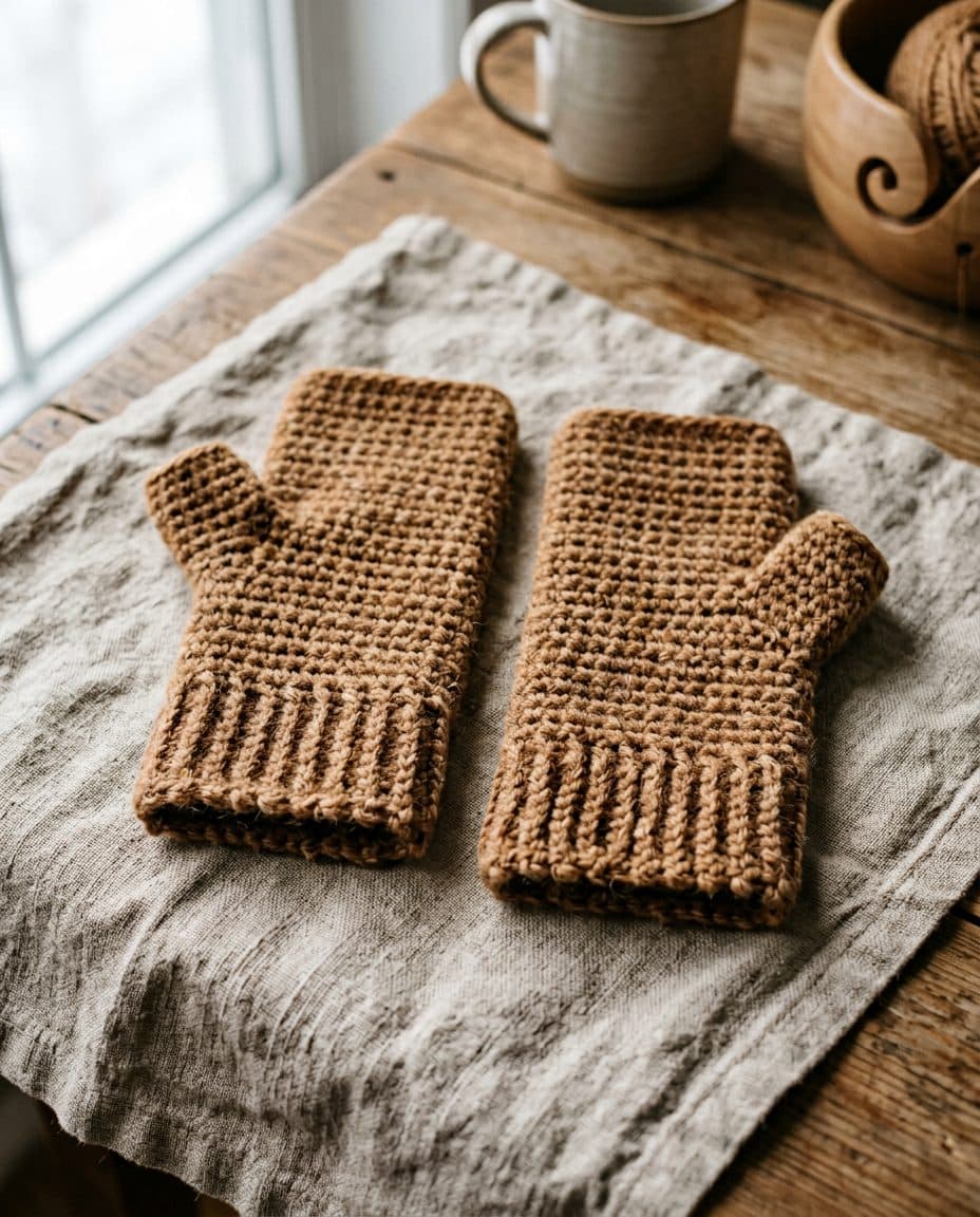 Cafe Au Lait Mitts, preview render